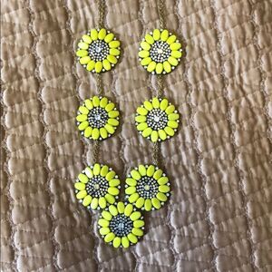 ANTHROPOLOGIE DAISY BLAZE BEADED NECKLACE